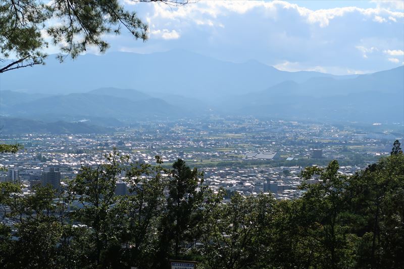 信夫山公園（第1展望台）