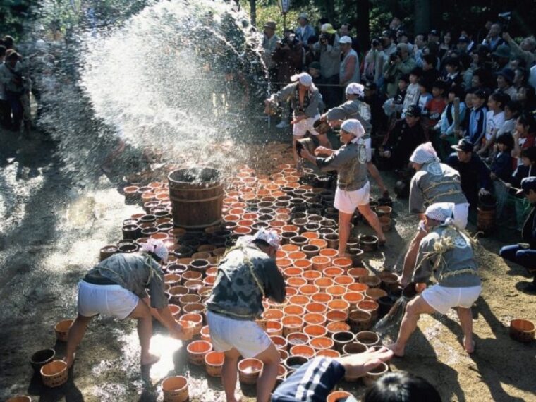 岡山の水かけ祭り