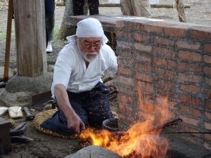 日本刀作刀実演