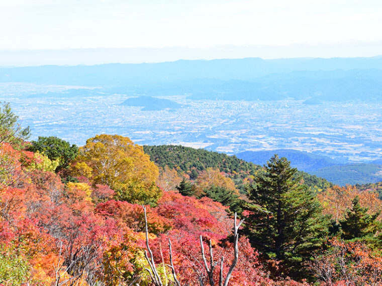 スカイラインの吾妻八景「天狗の庭」３（紅葉）