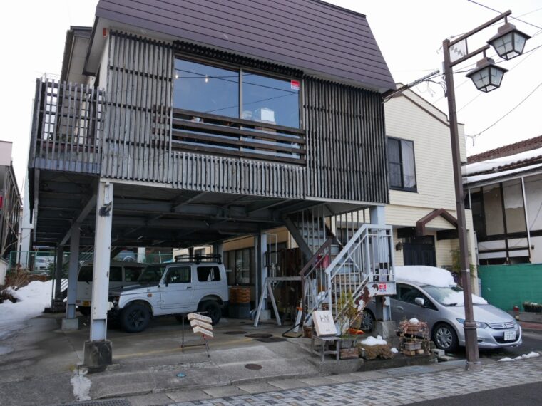 cafe HIRANAGAの外観