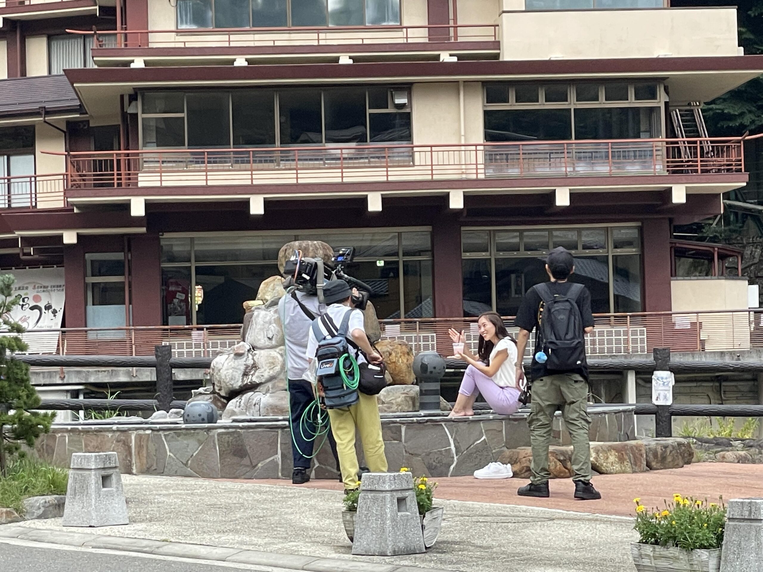テレポートプラス大久保アナウンサー中継