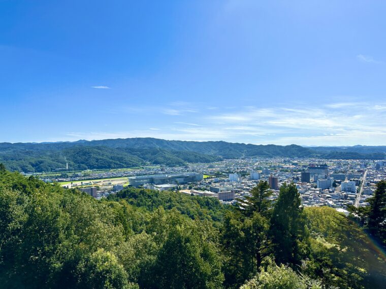 屋上から見た景色