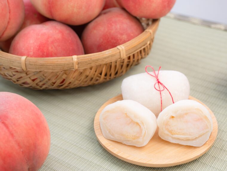 果寿庵 桃大福580円