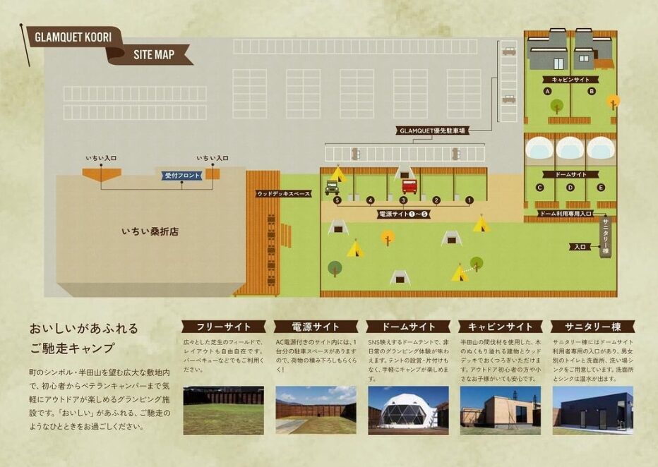 「グランケット桑折」施設マップ