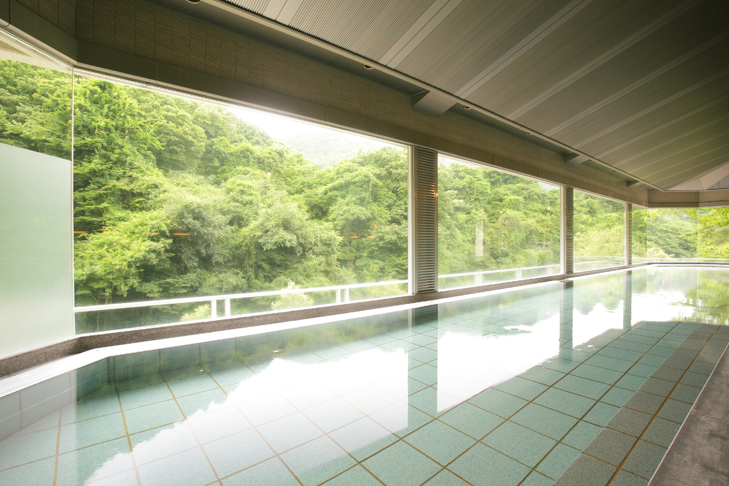 プールかと思う程広々とした大浴場「藤太の湯」