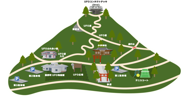 UFOの里マップ