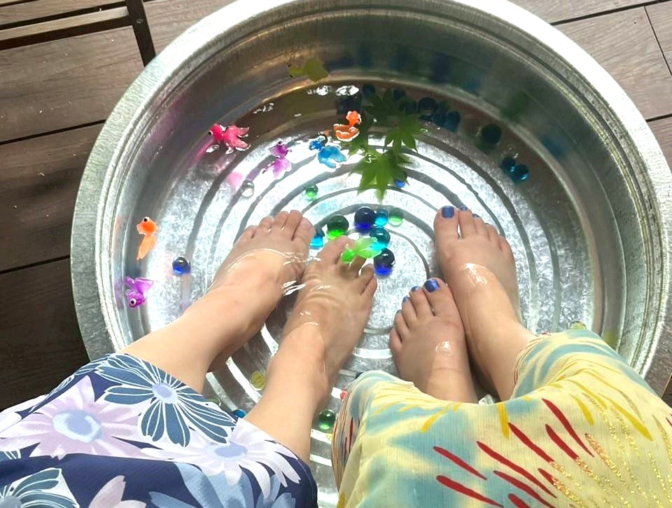 足水体験