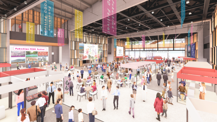 1Fホールと物産館