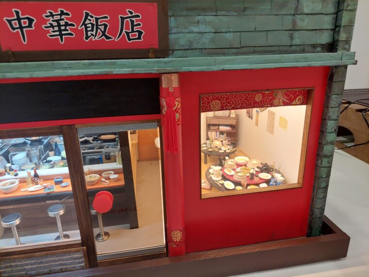 中華飯店のジオラマ