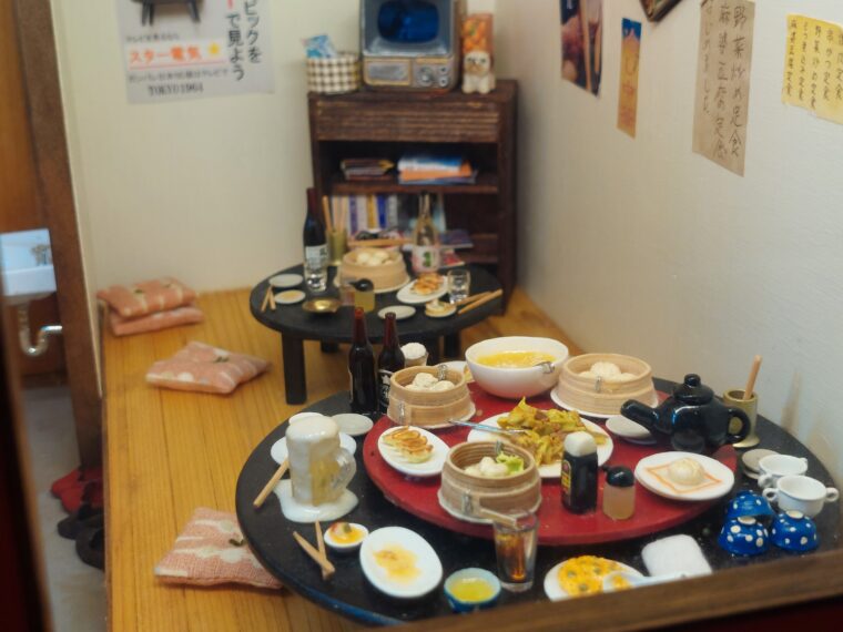 中華飯店のジオラマ