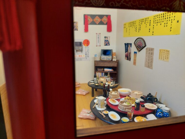 中華飯店のジオラマ