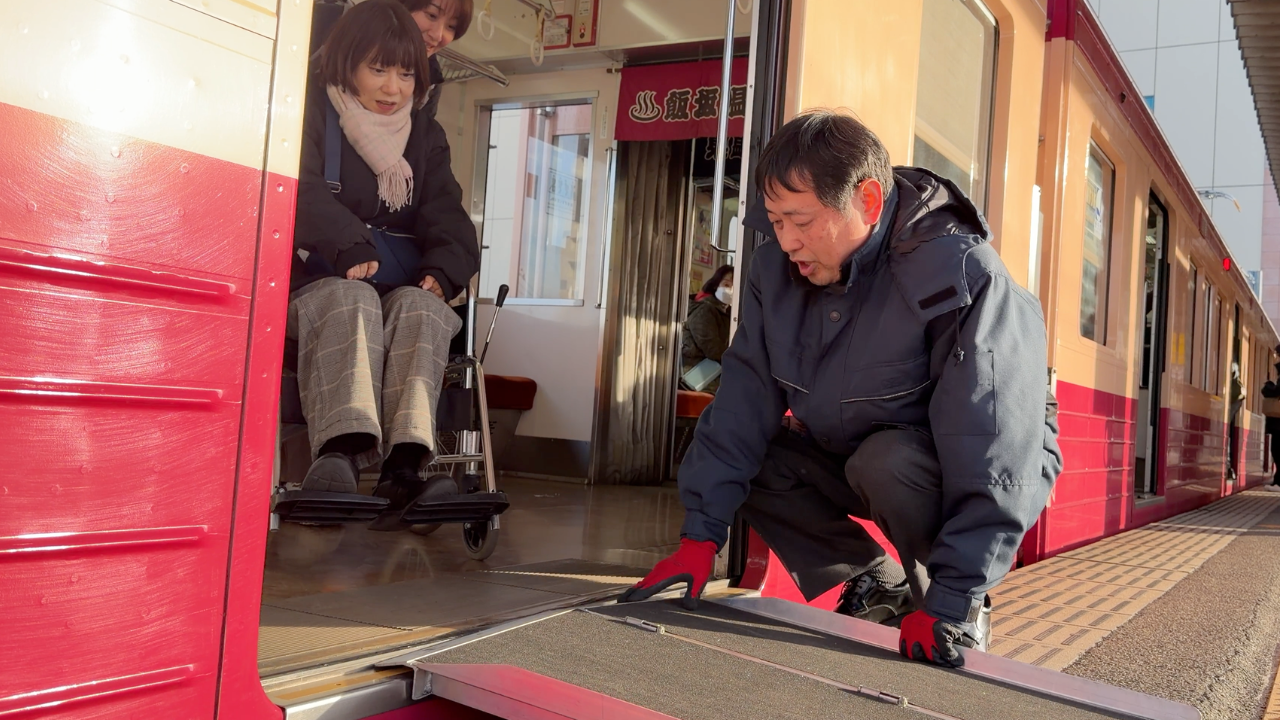 福島交通鉄道部の部長・千葉正人さん