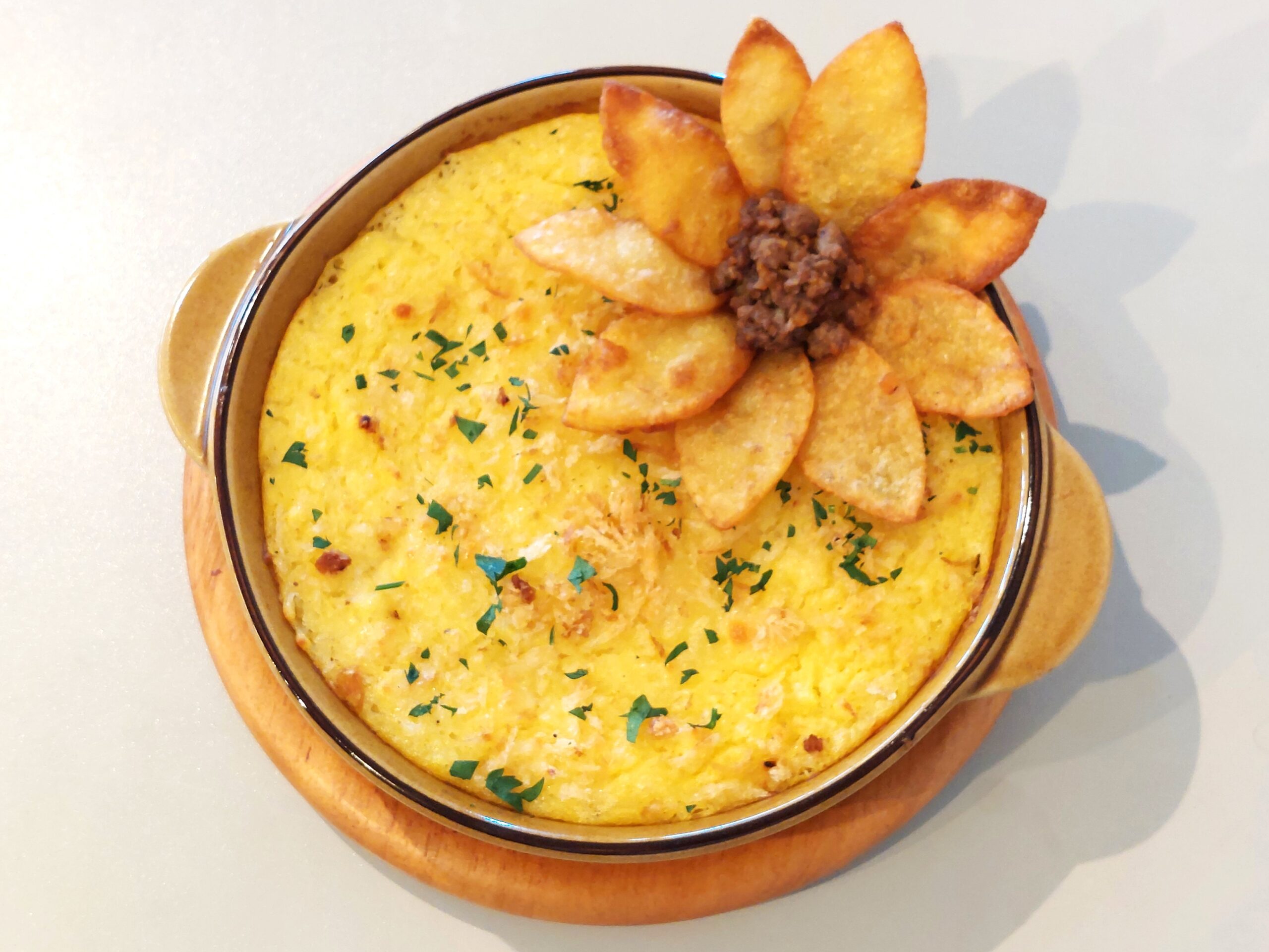 ゴッホ飯 ひまわりのパルマンティエ