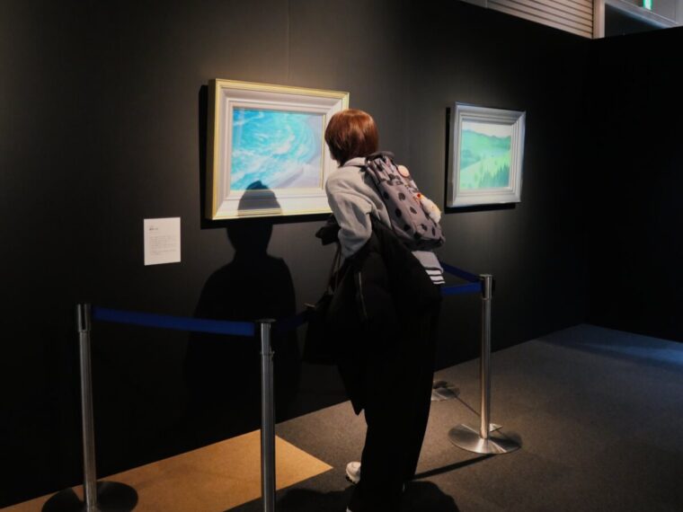 二人の巨匠、東山魁夷と千住博展