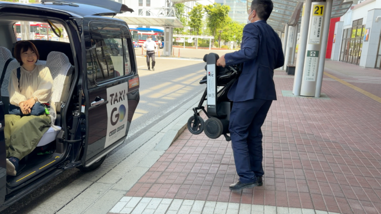 折りたたみ方を覚えて、快く対応してくれました。