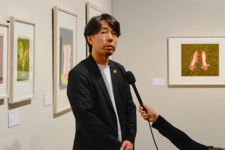 松本市美術館・学芸員の渋田見彰さん