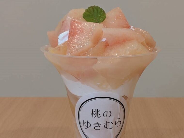 桃パフェ
